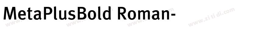 MetaPlusBold Roman字体转换 MetaPlusBold Roman字体转换